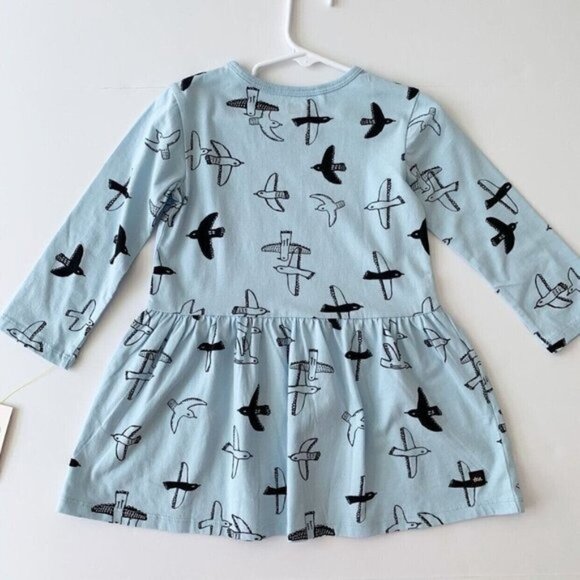 NWT Tea Collection Seabirds Skirted Staple Dress, size 2T - Picture 3 of 7